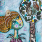 "Two Owls Sat in a Tree" - original artwork by Miranda Day