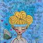 "Happiness is Like a Butterfly" - original artwork by Miranda Day