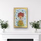 You are a Child of the Universe by Miranda Day over a mantlepiece
